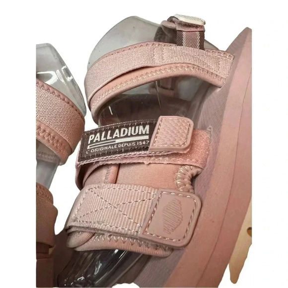 Palladium Women’s Pink Velcro Sandals•Size US M6/W7.5 Like New (No Box) - Picture 9 of 15